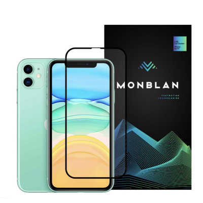 Захисне скло Monblan для iPhone Xr/11 2.5D Anti Static 0.26mm Black