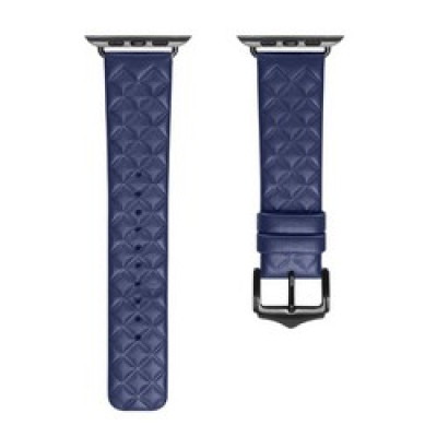 Ремінець шкіряний Hoco WA18 з класичною защіпкою для Apple Watch 38/40/41mm (Midnight Blue)