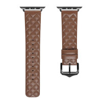 Ремінець шкіряний Hoco WA18 з класичною защіпкою для Apple Watch 42/44/45/49mm (Brown)