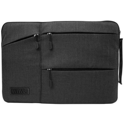 Сумка для MacBook WIWU London Pocket Sleeve  12" Black