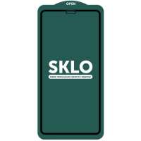 Захисне скло SKLO 5D (full glue) (тех.пак) для Iphone 15 Pro