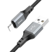 Кабель HOCO X86 USB - Lightning (1М) Black