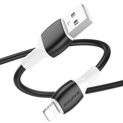 Кабель Borofone BX84 USB - Lightning Black