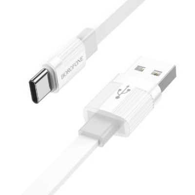 Кабель Borofone BX89 USB - Type-C (3A/1м) White