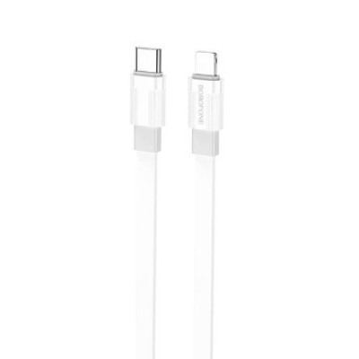 Кабель Borofone BX89 Type-C - Lightning (PD20W/3A/1м) White