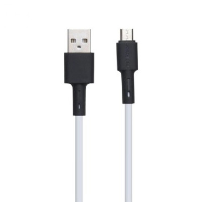 Кабель Borofone BX31 USB - MicroUSB (2.4A/1м) White