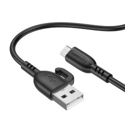 Кабель Borofone BX91 USB - MicroUSB (2.4A/1м) Black