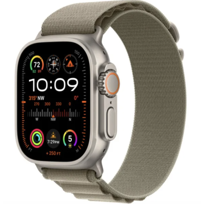 Смарт-годинник Apple Watch ULTRA 2 49mm Titanium Case with Olive Alpine Ocean Band