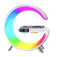 Лампа-нічник G63 RGB G-Smart Light з бездротовою зарядкою 10W і Bluetooth колонкою