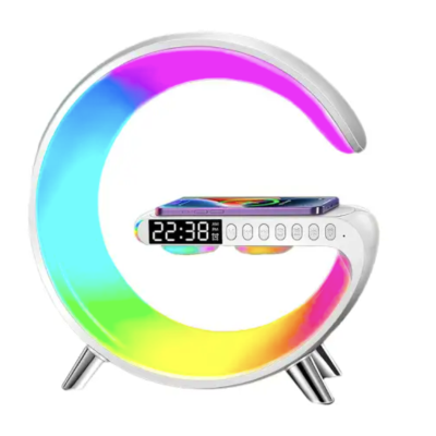 Лампа-нічник G63 RGB G-Smart Light з бездротовою зарядкою 10W і Bluetooth колонкою