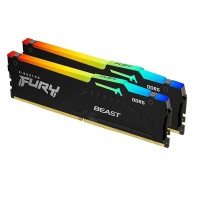 Пам'ять для настільних комп'ютерів Kingston FURY 32 GB (2x16GB) DDR5 6000 MHz FURY Beast RGB (KF560C
