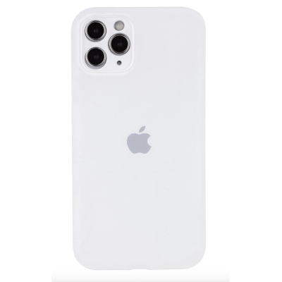 Чохол Silicone Case Full Camera Protective (AA) для Apple iPhone 12 Pro (6.1") (White)