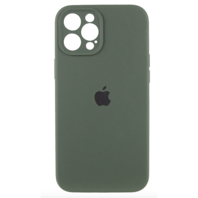 Чохол Silicone Case Full Camera Protective (AA) для Apple iPhone 12 Pro (6.1") (Cyprus Green)