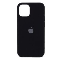 Чехол Silicone Case Full Protective (AA) для Apple iPhone 12 Pro Max (6.7") (Чoрний / Black)