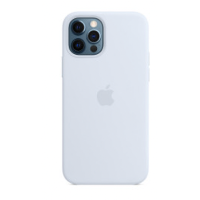 Чохол Silicone Case Full Protective (AA) для Apple iPhone 12 Pro Max (6.7") (Голубий / Cloud Blue)