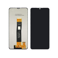 Дисплей для Samsung A127F Galaxy A12S (2021) (BOE B8 black flex) з чорним тачскріном