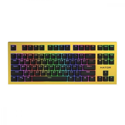 Клавіатура HATOR Skyfall TKL PRO Wireless Yellow (HTK-668)
