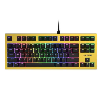 Клавіатура HATOR Skyfall TKL PRO Yellow (HTK-657)