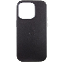 Чохол шкіряний Bonbon Leather Metal Style with MagSafe для Apple iPhone 15 Pro Max (6.7") (Black)