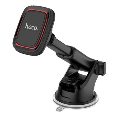 Автотримач HOCO CA42 Cool Journey in-car dashboard holder with stretch rod Black & Red