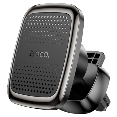 Автомобільний тримач для смартфона Hoco CA106 Air Outlet Magnetic Car Holder Metal Gray