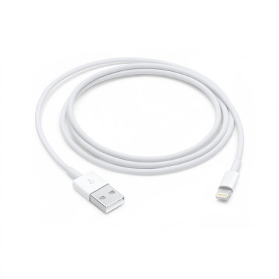 Кабель Lightning Apple Lightning to USB Cable 1m (MD818) White