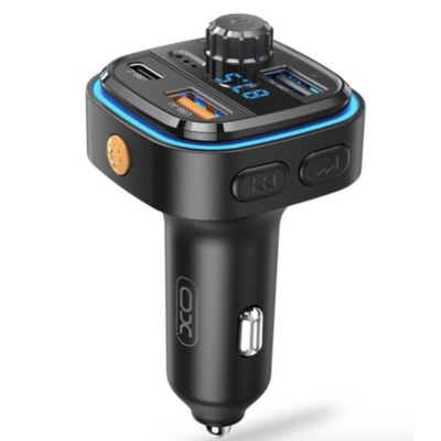 FM-модулятор XO XO-BCC08 MP3, PD, 2 USB, 3.1 A Black