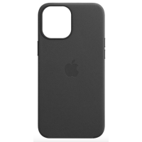 Чохол шкіряний Leather case (AA) with MagSafe для Apple iPhone 14 Pro Max(6.7") Black