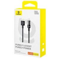 Кабель Baseus Gem Fast Charging USB to Type-C 100W (1m) (Cluster Black)