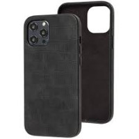 Чохол кожаний roco Leather для apple iphone 12 pro max (Black)