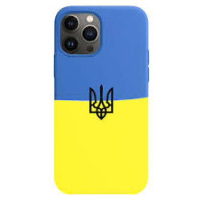 Чохол Apple Silicon Case  iPhone 13 Pro Print (прапор)