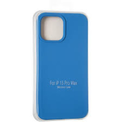 Чохол Silicon Case original для iPhone 13 Pro Max blue