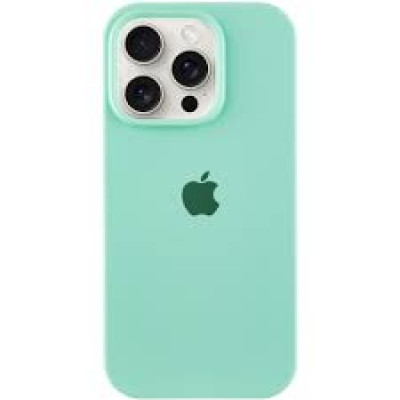 Чохол Silicone Case Full Protective (AA) для Apple iPhone 16 Pro (6.3") (Mint)