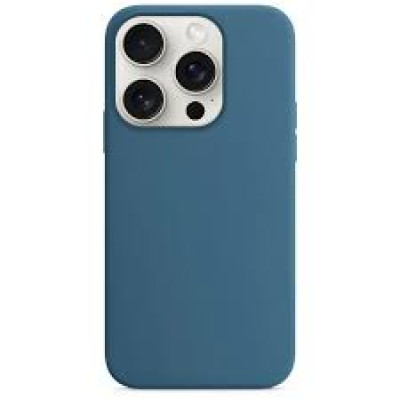 Чохол Silicone Case Full Protective (AA) для Apple iPhone 16 Pro Max (6.9") (Blue Jay)
