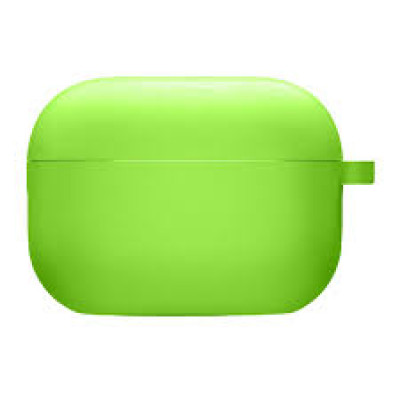 Силіконовий футляр з мікрофіброю для навушників Airpods Pro 2 (Marine Green)