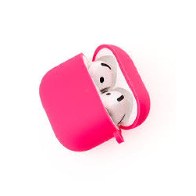 Чохол з мікрофиброй для наушників Airpods 4 (Pink)