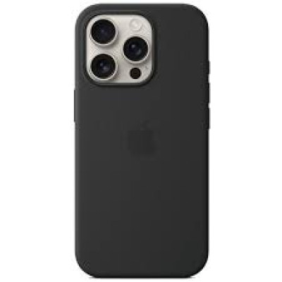 Чохол Silicon Case MagSafe МАТТЕ для iPhone 16 Pro Black