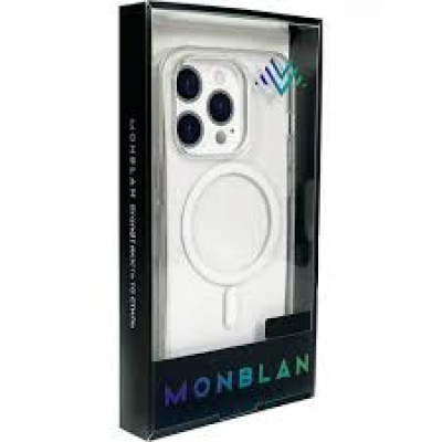 Чохол Monblan для iPhone 15 Pro [MMC15P] Magnetic Crystal Series (Transparent)